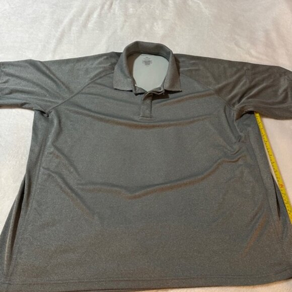 Propper 4X Men’s Gray Polo Tactical Performance Shirt Moisture Wicking - Picture 5 of 7